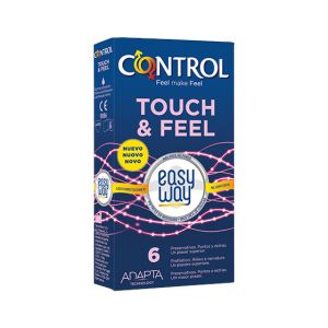 Control sensual dots&lines easy way condom 6 pieces
