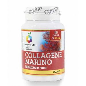 Colors of life optima naturals pure hydrolysed marine collagen 60 capsules