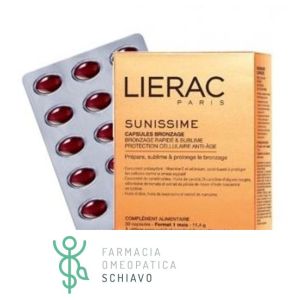 Lierac sunissime capsules dietary supplement for skin in the sun 30 capsules