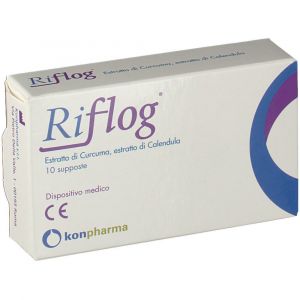 Riflog suppositories based on turmeric and calendula