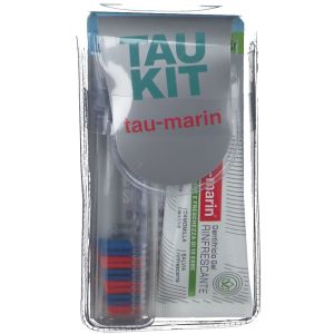 Tau-marin hard toothbrush kit and herbal refreshed gel toothpaste 20 ml
