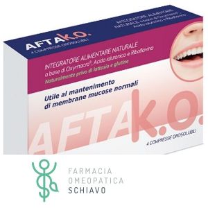 Abc farmaceutici aftako food supplement 4 buccal tablets