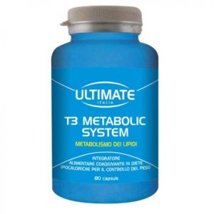 Ultimate Wellness T3 Metabolic System Integratore Dietetico 80 Capsule