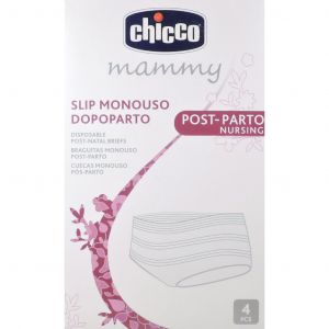 Chicco Disposable Postpartum Mesh Briefs One Size 4 Pieces