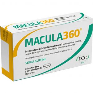 Doc Generici Macula360 Food Supplement 20 Gastroresisti Tablets