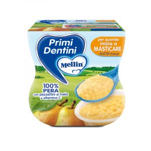 Primi Dentini Pear In Pieces Mellin 2 X 100g