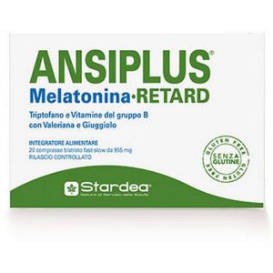 Stardea Ansiplus Melatonin-retard Food Supplement 20 Tablets