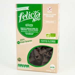 Felicia Bio Mezzi Rigatoni Pasta Di Grano Saraceno Biologico 250g