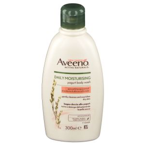 Aveeno Daily Moisturizing Shower Gel with Apricot and Honey Perfume Yogurt 300 ml
