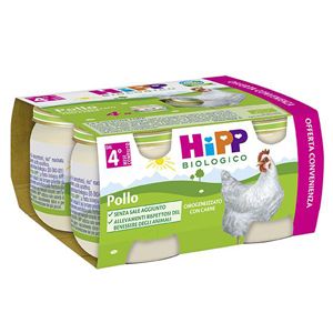 Hipp Bio Homogenized Chicken 4x80g 4 Months +