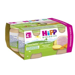 Hipp Organic Homogenized Ham With Vegetables Children's Food 4x80g