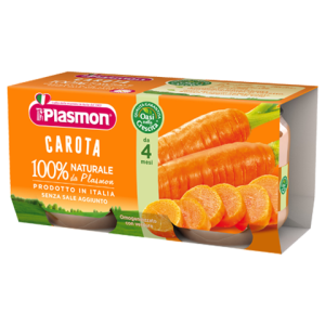 Plasmon Homogenized Carrots 2 Jars 80 g