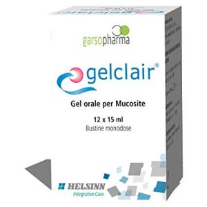 Garsopharma gelclair oral gel 12 sachets x 15ml