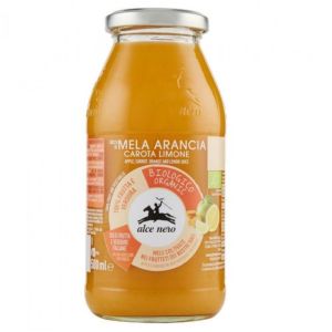 100% Organic Apple Orange Carrot Lemon Alce Nero Juice 500ml
