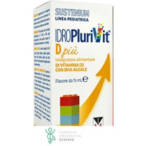 Sustenium Idroplurivit D+ Vitamin D Supplement Drops Children 0-3 Years 15ml