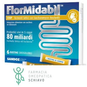 Flormidabil Stop With Stevia Supplement Against Diarrhea 6 Sachets