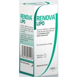 Renova Lipo Ophthalmic Solution Humectant Hyaluronic Acid 0.4% 10 ml