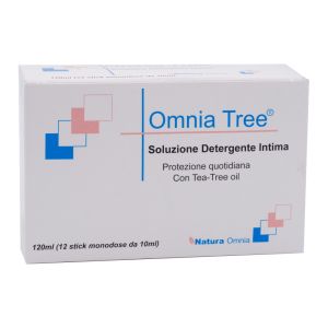 Omnia tree intimate cleansing solution 12 single-dose stick packs
