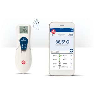 Pic Thermodiary Head Remote Forehead Thermometer Connected To The App