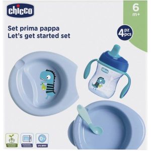 Chicco Set Pappa 6 Mesi+ Azzurro