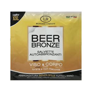 LR Wonder Company Beer Bronze Self Tanning Wipes 2 Pieces