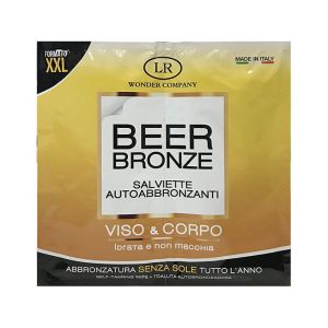 Lr Wonder Company Beer Bronze Salviette Autoabbronzanti 2 Pezzi