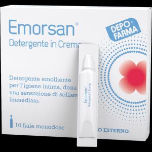 Emorsan Detergente In Crema 10 Fiale  da 3,5ml Globuli Contenitore MONOdose