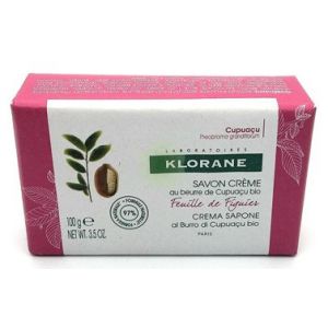 Klorane cream cupuacu butter soap organic fig leaves
