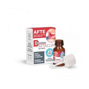 Dermovitamina aftaclin oral gel 7 ml against pain and burning