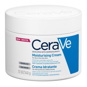 Cerave moisturizing face and body cream for dry to very dry skin 340 g