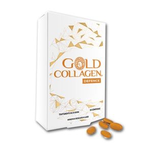 Gold Collagen Defense Supplement Skin Supplement 30 Tablets