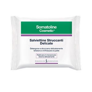 Somatoline cosmetic make-up remover wipes for face, eyes and lips 20 pieces