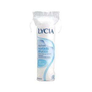 Lycia cotton face and eye make-up remover pads 80 pieces