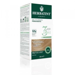 Herbatint Tintura per Capelli Gel Permanente 9n Biondo Miele 3 Dosi 300ml