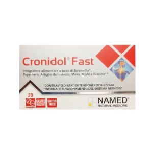 Named Cronidol Fast 20 Gastroresistant Tablets