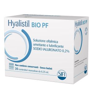 Hyalistil Bio Pf Hyaluronic Acid Ophthalmic Solution 0.2% 30x0.25ml
