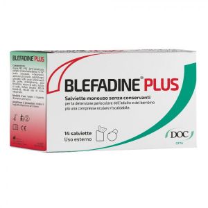Blefadine Plus Igiene Perioculare 14 Salviettine Monouso + 1 Compressa Oculare Riscaldabile