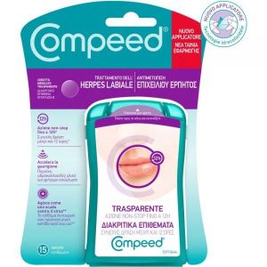 Compeed  Trattamento Dei Sintomi Dell’herpes Cerottini Trasparenti