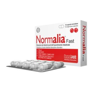 Normalia Fast Riduzione Disturbi Acuti Dell'assorbimento Intestinale Cane e Gatto 10 Capsule