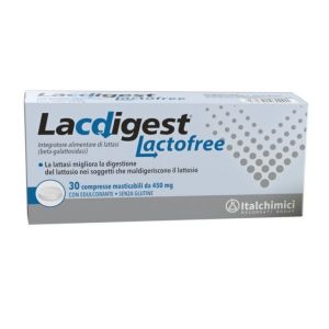 Lacdigest 2250 units/tablet Thylactase 30 Chewable Tablets