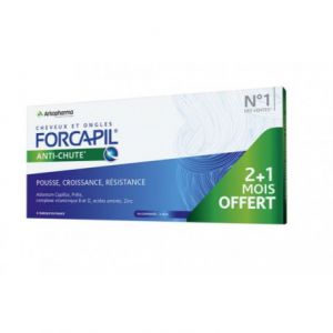 Forcapil anti-fall pack 3 blister packs of 30 tablets