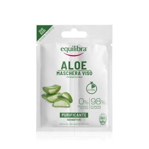 Equilibra Aloe Maschera Viso Purificante 2  X 7,5ml Globuli Contenitore MONOdose