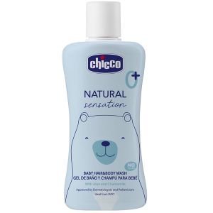 Chicco Natural Sensation Bath Shampoo Without Tears Detergent 200 ml