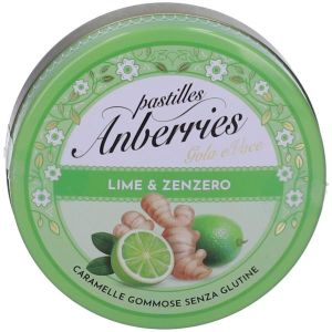 Anberries Pastiglie Lime e Zenzero