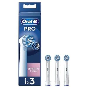 Oral-b Power Refill Eb60-3 Sensitive Clean 3 Testine di Ricambio