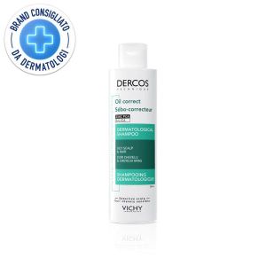 Vichy Dercos Shampoo Sebo Regolatore Trattante Capelli Grassi 200ml