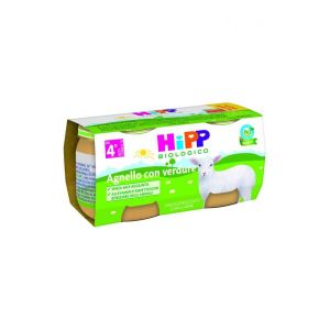 Hipp Bio Omogeneizzato Agnello i Verdure 2 Pezzi da 80g