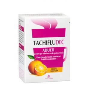 Angelini Tachifludec Adults Powder For Oral Solution 10 Sachets Orange