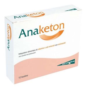 Anaketon Food Supplement Of Vitamins And Mineral Salts 12 Sachets