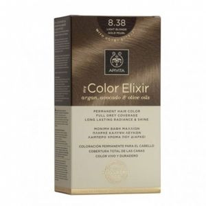 Elixir Apivita 8.38 Light Blond Pearly Golden Hair Dye